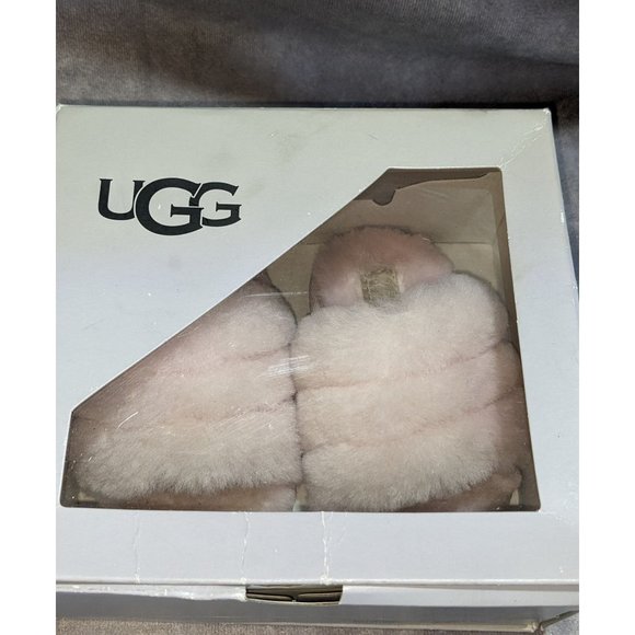 Ugg Pink I Fluff Yea Slides - Picture 4 of 10
